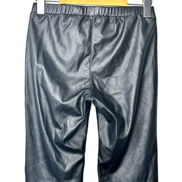 MICHAEL Michael Kors Womens Faux Leather Leggings Stretch Pants Black Size 2 - Picture 5 of 15